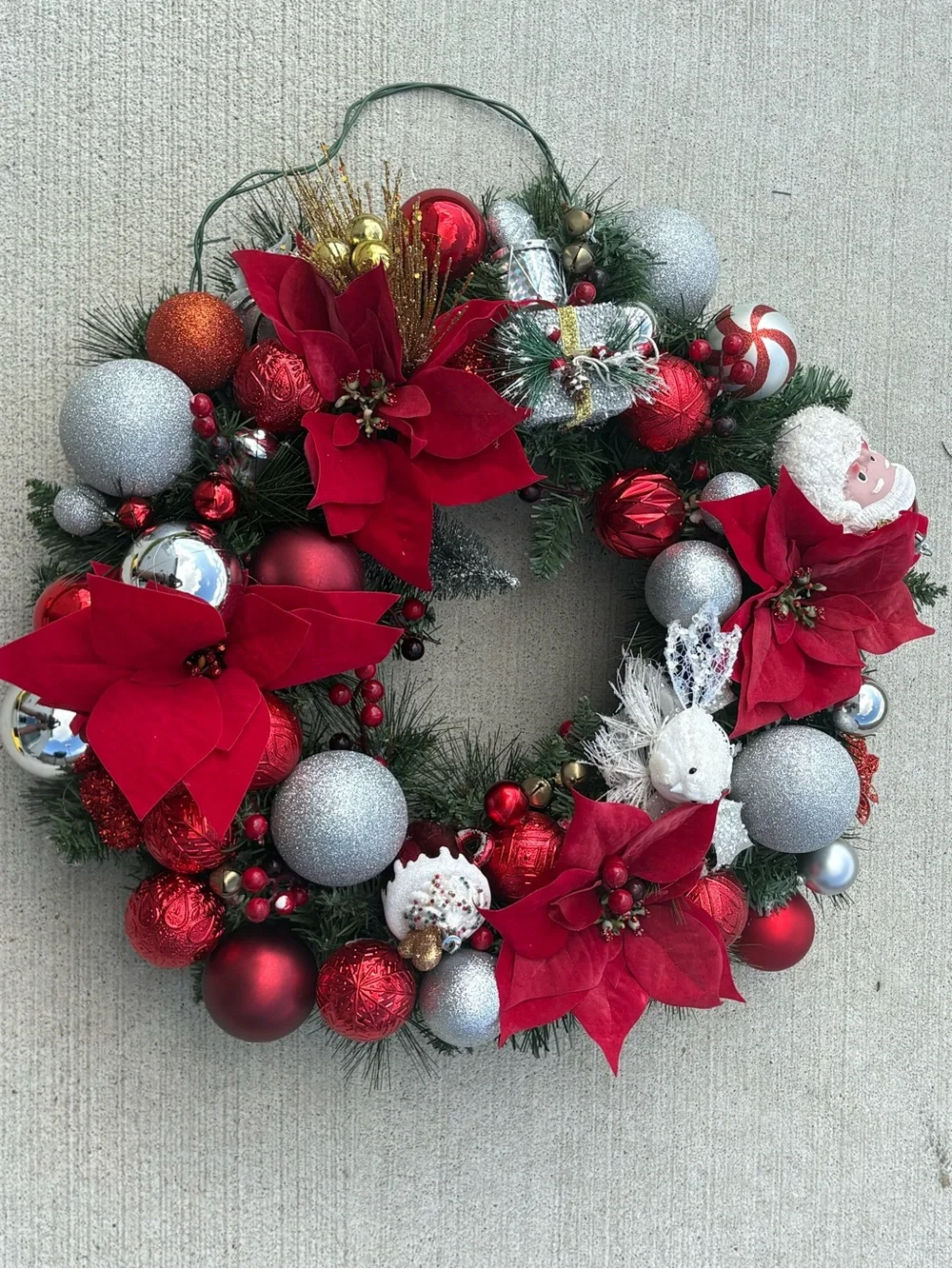 Custom Christmas Wreath custom light